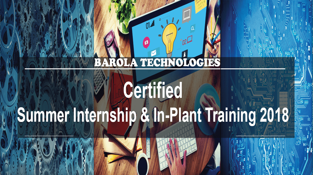 Certified Internship and In-Plant Training 2018